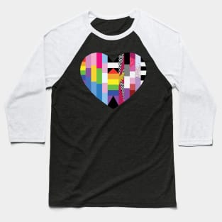 Pride Heart Baseball T-Shirt